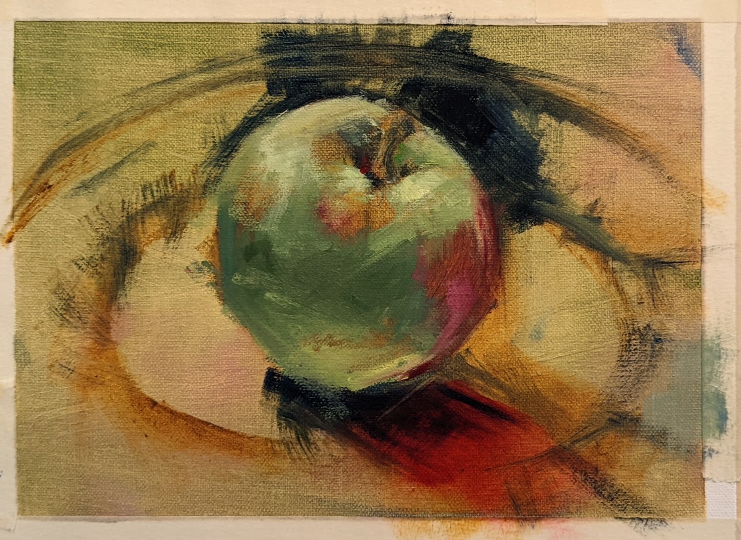 Apple Painting by Diane Jones